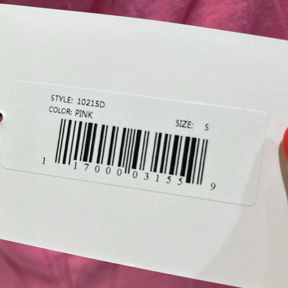 NWT Deluc Pink Linen Trousers - Picture 3 of 5